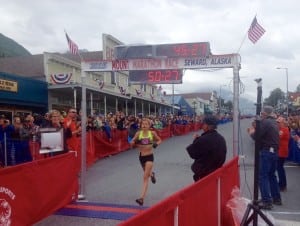 Allie Ostrander- 2015 Mount Marathon Race second place