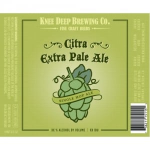 Knee Deep Brewing Company Citra Extra Pale Ale