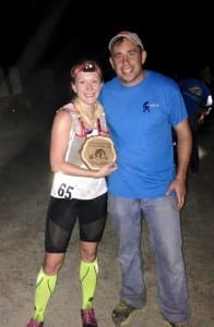 Natalie Halpin - 2015 Uwharrie 100k champion - by Uwharrie Mountain 100 Mile Trail Run