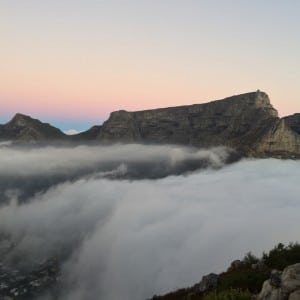 Table Mountain from Lion's Head - South Africa trail running 1