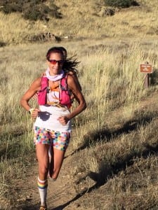Cindy Lynch, 2015 Cuyamaca 100k champion, by Cuyamaca 100k