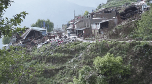 Lower Langtang Valley damage