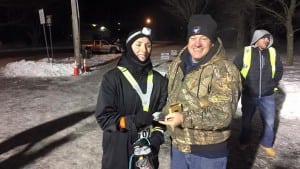 Kristen Hyer - 2016 Beast of Burden 100 Mile winter event champion