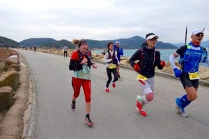 Dong Li and Silvia Trigueros - 2016 Vibram Hong Kong 100k champion and third place
