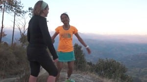 Mira Rai Film with Lizzy Hawker