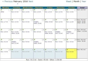 Joe Uhan Training - Feb 2016