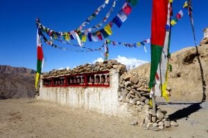 Prayer flags and mani wheels – 2015 Mustang Trail Race