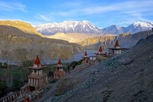 Tanggye stupas - 2015 Mustang Trail Race