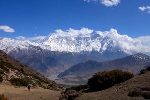 Annapurna from Windy Pass - 2015 Mustang Trail Race