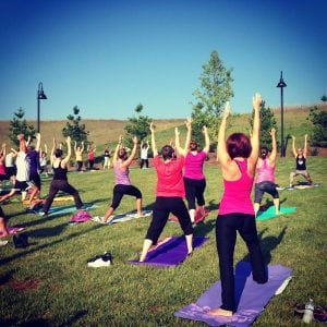 Jenny Nichols 7 - yoga class