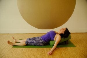 Supported Back Bend Pose