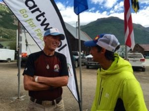 2016 Hardrock 100 - Andy Jones-Wilkins - Kilian Jornet - finish