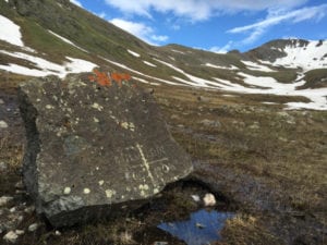 Lulu Lode Marker in Grouse Gulch