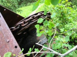 Machine Below KT-Ice Lakes Trail Junction