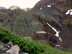 Big Giant Mine Mill and Upper Tram Terminal in Little Giant Basin