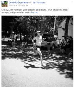 Jim Walmsley - 2016 Western States 100 social media