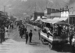 Silverton, Colorado Labor Day Parade 1908 - 12th and Greene