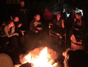 Gina Lucrezi campfire