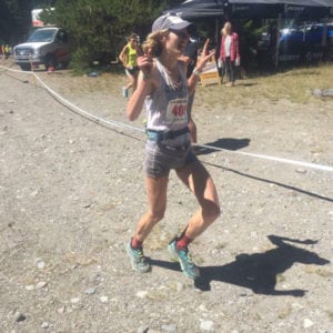 Camille Herron, 2016 White River 50 Mile champion