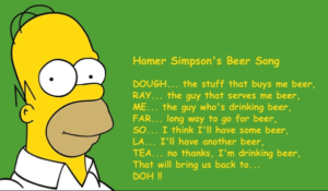 Homer Simpson's Beer Song
