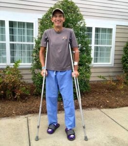 AJW post-surgery crutches