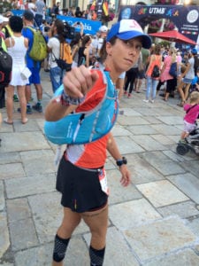2016 UTMB - Aliza Lapierre at start