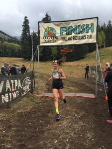 Alicia Vargo - 2016 Flagstaff Sky Race 39k champion
