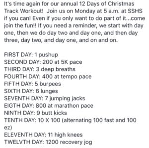 Holiday Running Traditions - Pam Smith 1