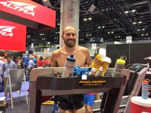 Jacob Puzey - 2016 50-mile treadmill world record