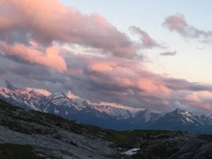 Morgan Williams 12 - Sunset from Refuge de Plate