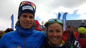 Marti Werner and Emelie Forsberg - 2017 ISMF Font Blanca Vertical race champions