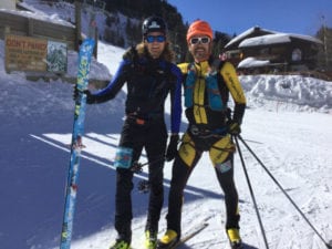 Joe Grant and Anton Krupicka - 2017 U.S. National Ski Mountaineering Championships