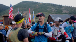 Dylan Bowman at the start of Hardrock 100. Photo: iRunFar / Alex Potter