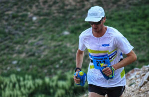 Adam Peterman at the 2021 Speedgoat 50k