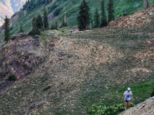Adam Peterman at the Speedgoat 50k. Photo: Matt Johnson / @matoutdoor
