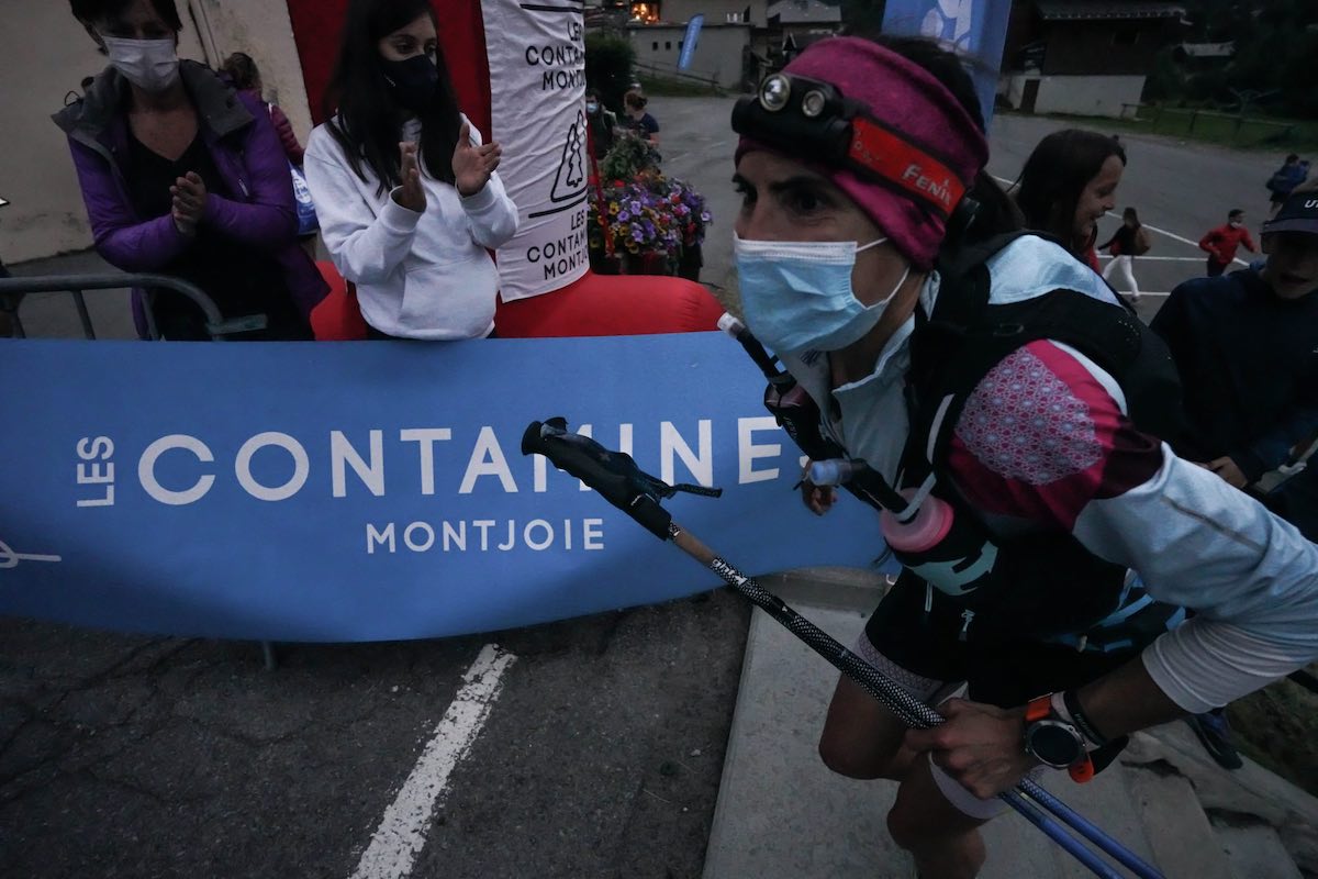 2021 UTMB - Maite Maiora at Les Contamines