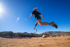 Zachary Friedley - Adaptive Athlete running