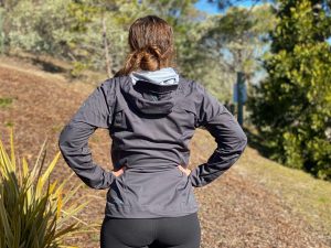 Rab Kinetic Ultra Waterproof Jacket – Daylight – Back View