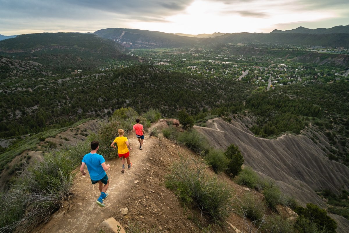 Running with gaiters in Colorado