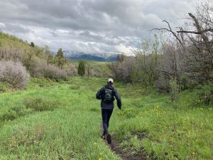Best Trail Running Shoes for Mud - Ben Kilbourne testing in the Wasatch Mountains of Utah in spring