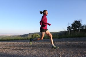 Speed work ultramarathon training - dirt road