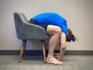 Low back pain - seated toe touch 3