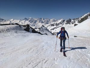 Alli Hartz - Haute Route ski mountaineering