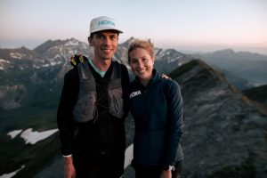 Jim Walmsley and Jessica Brazeau