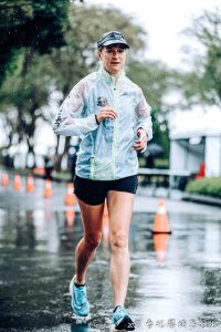 Jo Zakrzewski - 2023 Taipei Ultramarathon - 48 hour world record - rain