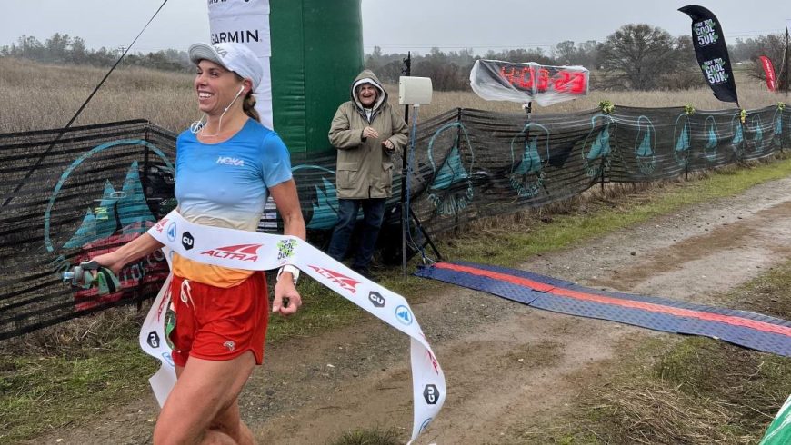 Katherine Short - 2023 Way Too Cool 50K - women's winner - feature