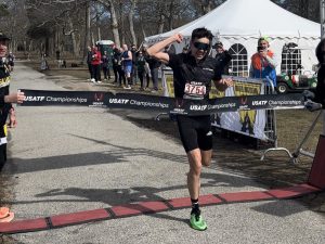 Kallin Khan - 2023 USATF 50k Road Championships - male winner