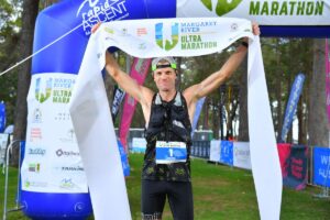 Joshua Chugg, the 2023 Margaret River Ultramarathon men's winner
