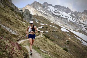 Allison Baca - 2023 Trail World Championships 80k - running at 24k