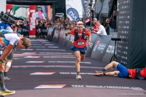Zach Miller - 2023 Trail World Championships 80k - finish